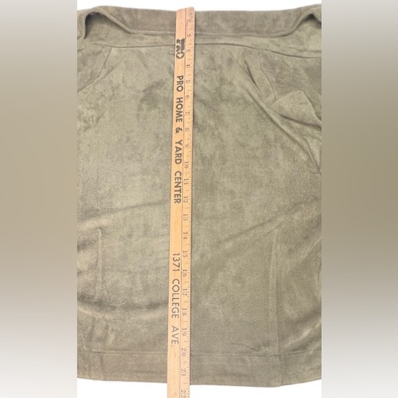 Romeo & Juliet Couture Taupe Drape Cropped Faux Suede Jacket Womens Size L EUC! - Picture 6 of 10